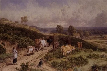 Melkzeit: Der junge Treiber