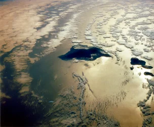 Erde aus dem Weltraum - die Hawaii-Inseln, USA