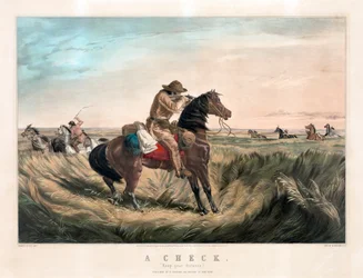Scharfschütze des Wilden Westens von Currier & Ives