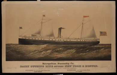 Metropolitan Steamship Co. tägliche Außenlinie zwischen New York & Boston... Neptune