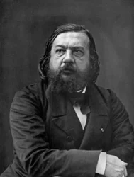 Theophile Gautier (1811-1872), Foto von Felix Nadar, 1856