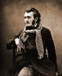 Porträt von Gustave Doré, Karikaturist und Graveur 1832-1883. Fotografie von Nadar (Felix Tournachon).