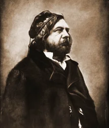 Porträt von Théophile Gautier, Dichter 1811-1872