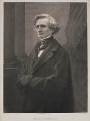 Hector Berlioz (1803-69) graviert von Metzmacher