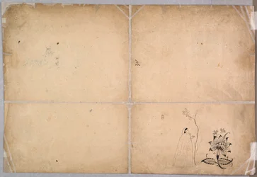 Zwei Elefanten kämpfen in einem Hof vor Muhammad Shah