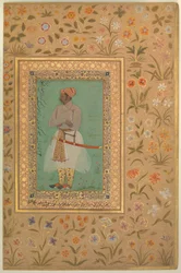 Porträt von Maharaja Bhim Kanwar