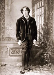 Oscar Wilde (1854 - 1900) um 1882 von Napoleon Sarony (1821 - 1896).
