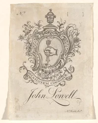 Exlibris von John Lowell