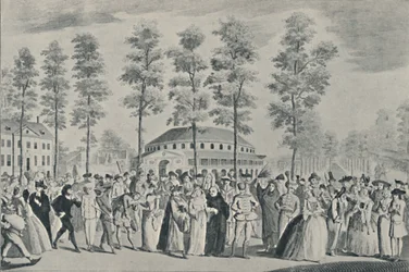 Der Jubiläumsball in den Ranelagh Gardens, 26. April 1749