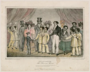 Chang-Eng, die siamesischen Zwillinge, 1829