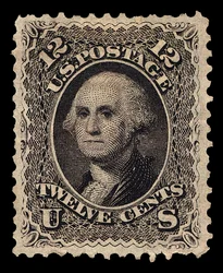 12c Washington Einzelstück, 1861