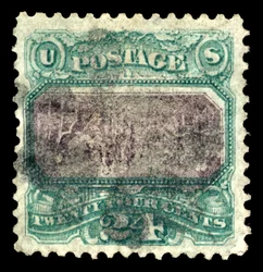 24c Unabhängigkeitserklärung G Grill Umkehrfehler Einzelstück, 1869