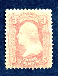 3c Washington Einzelstück, 17. August 1861
