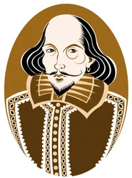 William Shakespeare, englischer Dichter und Dramatiker, getauft am 26. April 1564 - 23. April 1616
