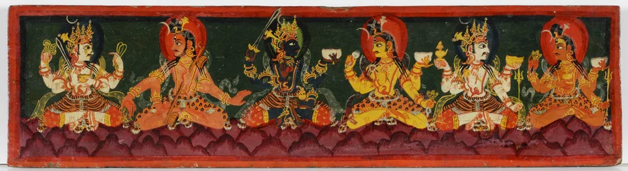 Buchdeckel eines Shaiva-Manuskripts