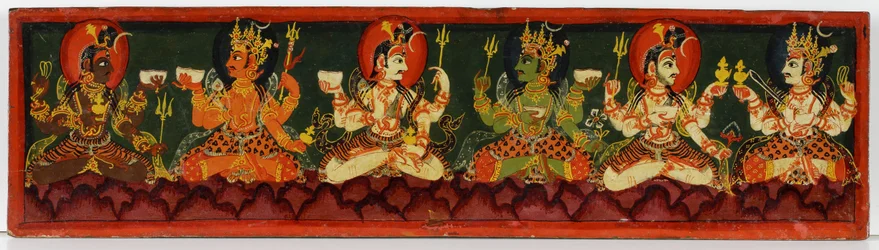 Buchdeckel eines Shaiva-Manuskripts