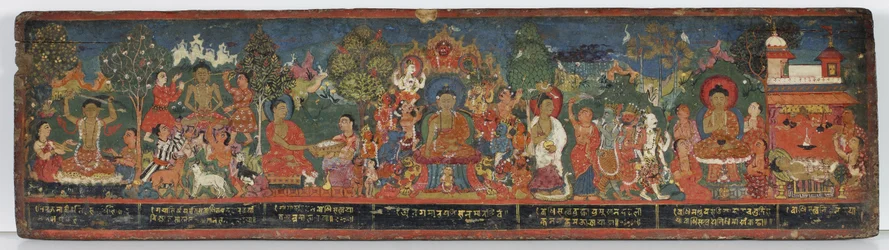 Buddhistisches Manuskriptcover