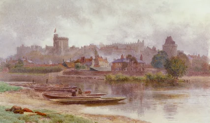 Windsor Castle im Dämmerlicht, ca. 1874-1914