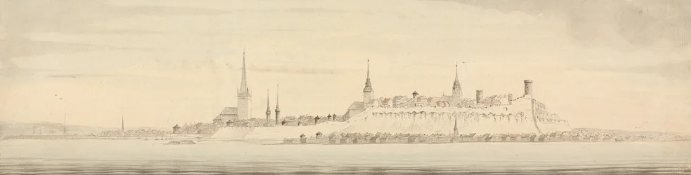 Ansicht von Revel, Hauptstadt von Estland