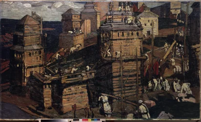 Der Bau einer Stadt. (für eine ländliche Gemeinschaft in der Ukraine)