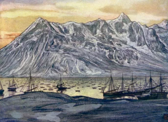 Norwegen: Fischerboote in Lofoten