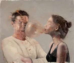 Blase I (Mädchen mit Boxer), 2020