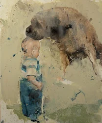 Kind mit Hund II