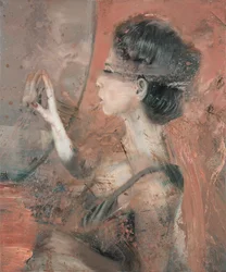 Frau im Spiegel, 2019