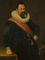 Porträt von Jochem Hendricksz Swartenhont (1566-1627)
