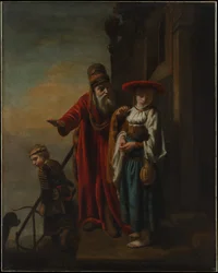 Abraham vertreibt Hagar und Ismael