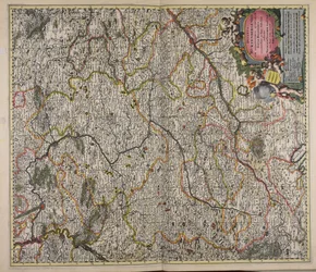 Ducatus Wurtenbergensis cum adjacentibus quibusdam Sueviae regionibus accuratissime in hanc tabulam redactus