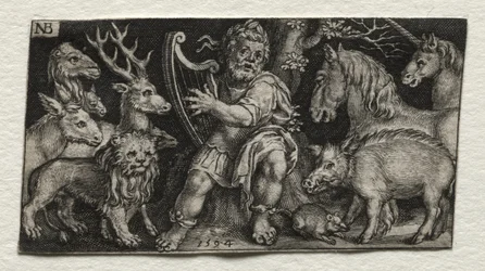 Orpheus bezaubert die Tiere