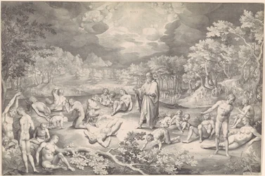 Vision von Ezechiel über das Tal der Gebeine