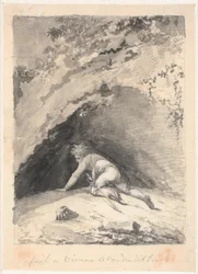Niels Klim kriecht in die Höhle