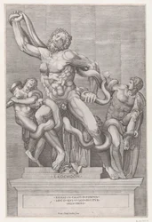 Speculum Romanae Magnificentiae: Laokoon, 16. Jahrhundert