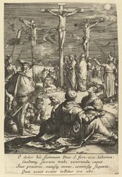 Christus am Kreuz, aus Die Passion Christi, Mitte 17. Jahrhundert