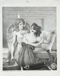 Der Genius der Lithographie, 1819