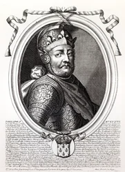 Philipp II. August (1165-1223), König von Frankreich, aus 