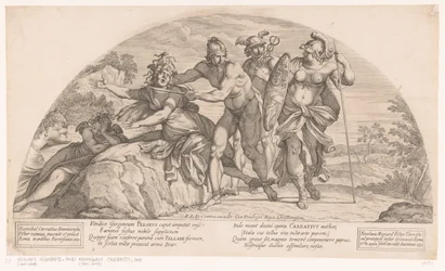 Perseus enthauptet Medusa