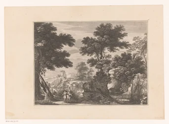 Flusslandschaft mit Flucht nach Ägypten