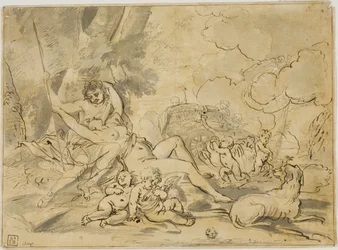 Figuren, Wagen und Hund