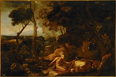 Landschaft mit dem Heiligen Hieronymus