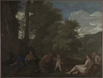 Nymphen und ein Satyr (Amor Vincit Omnia)