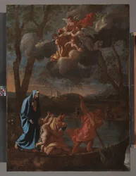 Die Rückkehr der Heiligen Familie nach Nazareth, um 1627