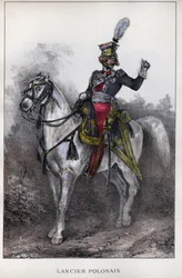 Offizier der polnischen Lanzenreiter der kaiserlichen Garde