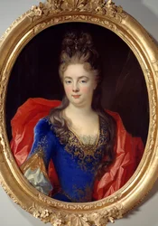 Porträt von Anne Geneviève de Lévis Ventadour, Prinzessin von Rohan (geb. 1673) Gemälde von Nicolas de Largillière (1656-1746)