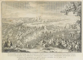 Die Schlacht von Lesnaya