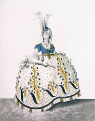 Hofdress, Figur Nr. 130 aus 