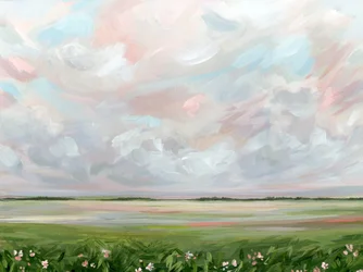 Träumerische Pastelllandschaft