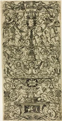 Ornamenttafel mit Mars, dem Kriegsgott